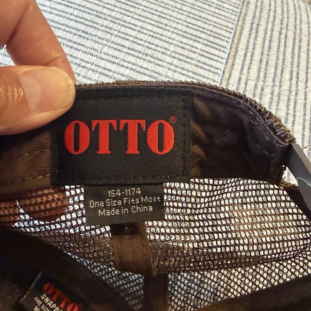 Custom Hawaiian Cork Trucker Hat Brown Mesh Floral Aloha - Otto Pro Snapback